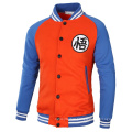 2021 Oversized Autumn And Winter New Fashion Foreign Trade Men's Dragonball Wukong Raglan Sleeve Sweater Baseball Jacket Coat